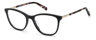 Premium Women Fossil Model Eyeglasses: Fos 7112 - Black- SpecSMART Eye Clinic (Diagonal View)